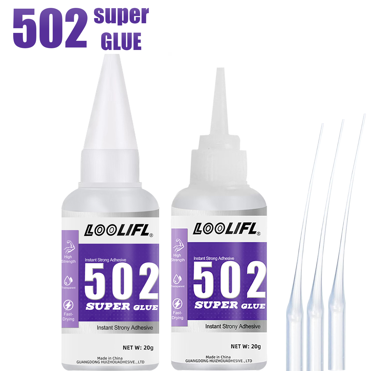 Wood Woodworking - 502 Super Glue Szybkoschnący, mocny klej