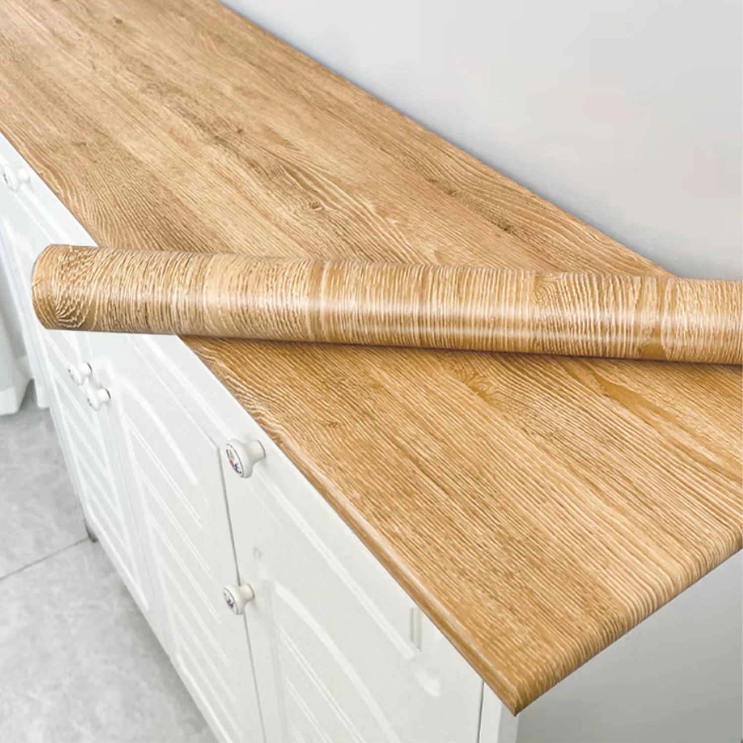 Woodworking Oil Finish - 1 Rolka Samoprzylepnej Folii Winylowej Imitującej