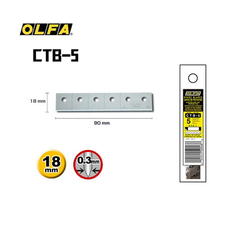 Woodworking In Japan - OLFA CTB-5 5 szt. Ostrza do
