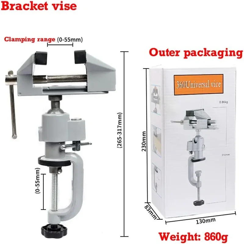 Woodworking Bench Vise - Do uniwersalnego wkrętaka stołowego do wiercenia