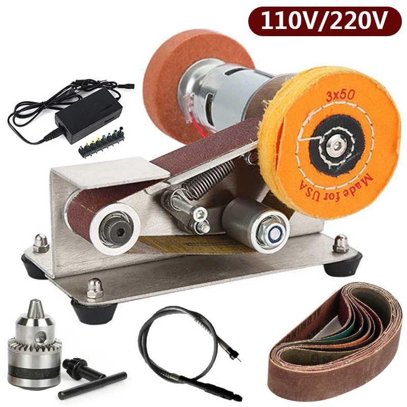 Woodworking Essential Tools - Wielofunkcyjna mini taśma szlifierska ze stali