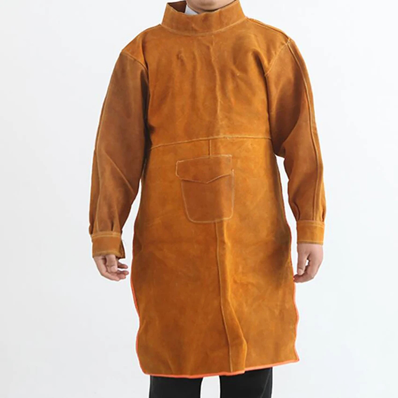 Woodworking Apron - Odzież spawalnicza ze skóry bydlęcej, fartuch
