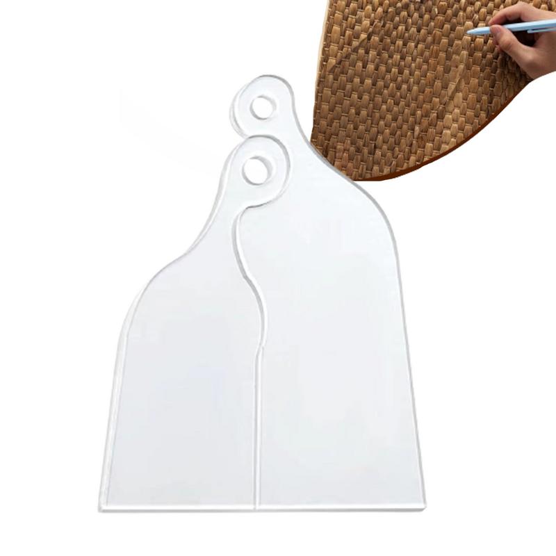 Woodworking Templates - Szablony akrylowe do obróbki drewna Przezroczysty