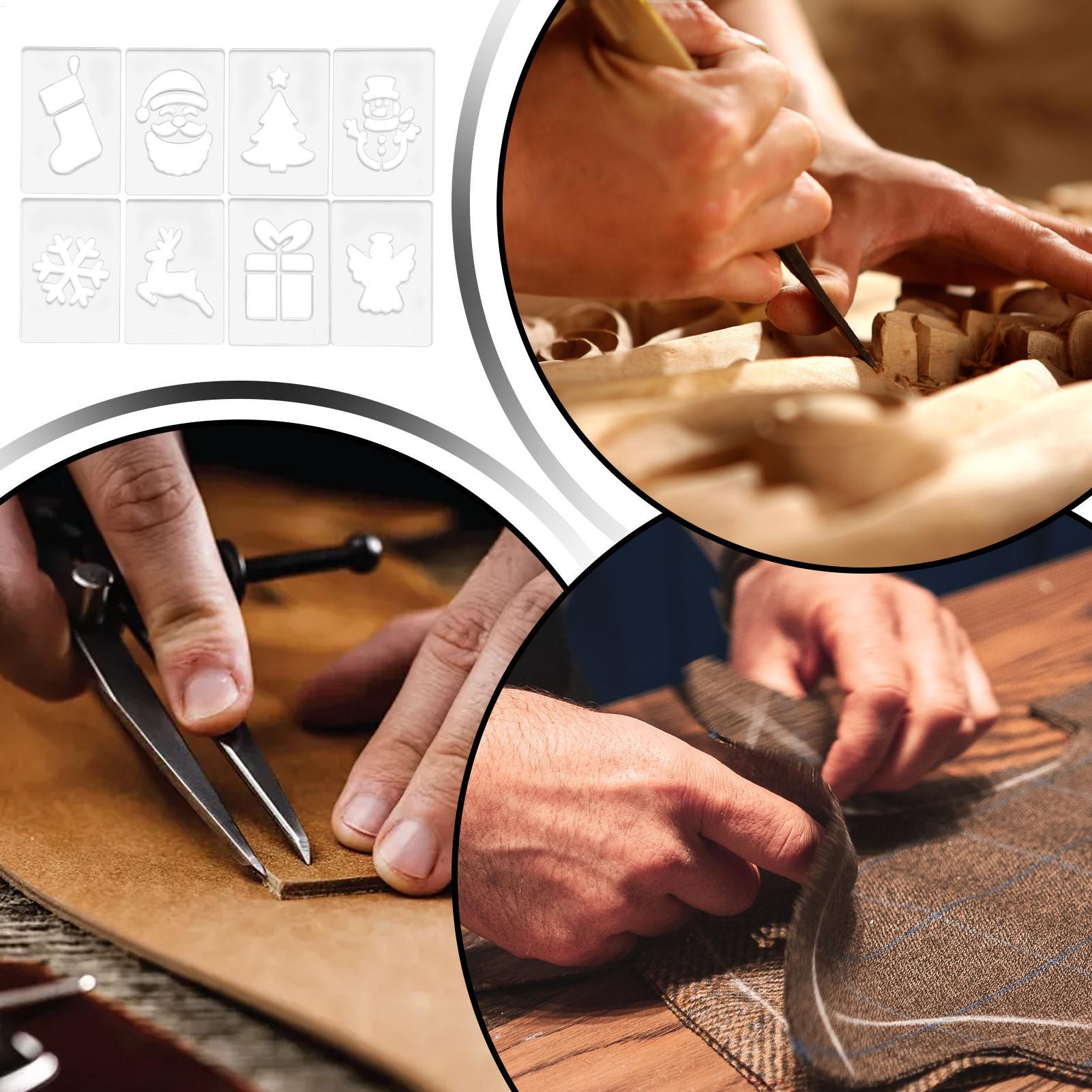 Woodworking Templates - Szablony świąteczne do drewna, przenośne szablony
