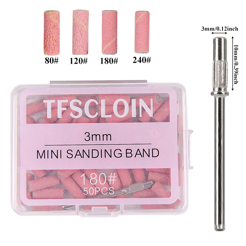 Woodworking Nails - 50 sztuk/pudełko 3mm Mini Paski Ścierne