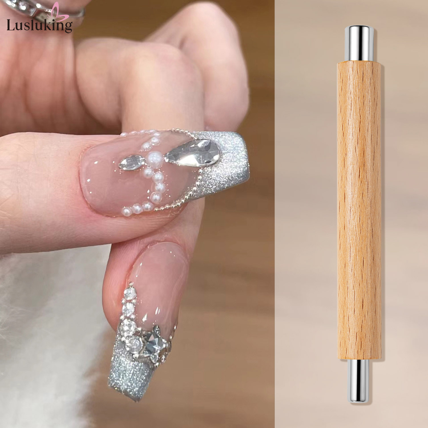 1szt Nail Art Nail Magnetic St – Woodworking Nails recenzja i cena
