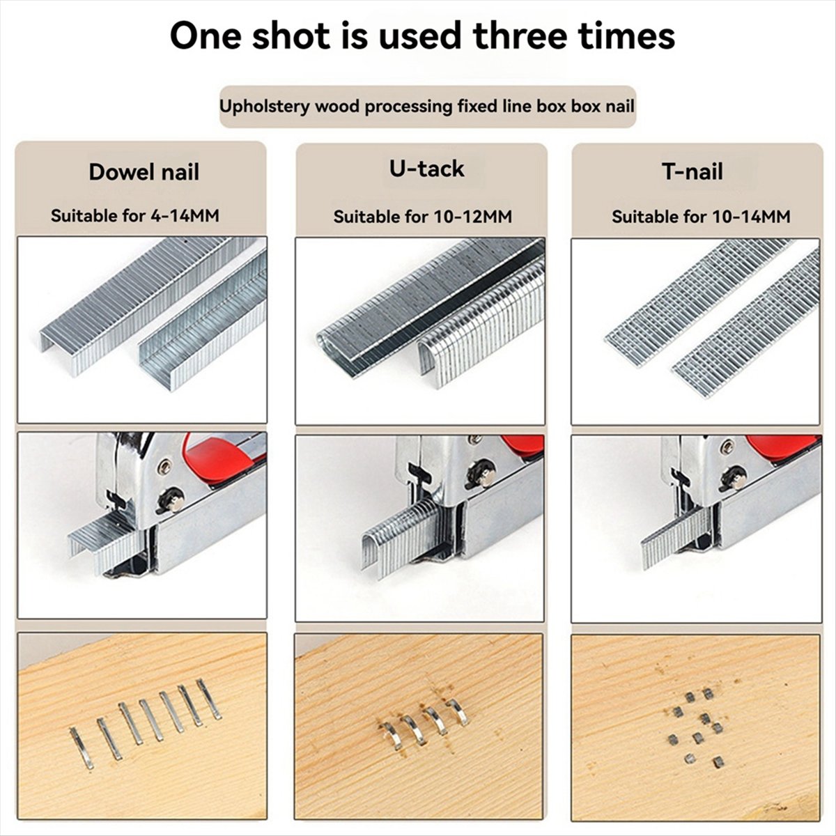 Ręczny zszywacz do gwoździ N82 – Woodworking Nails recenzja i cena