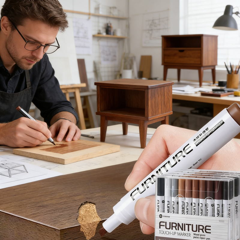 Zestaw markerów do naprawy meb – Woodworking Oil Finish recenzja i cena