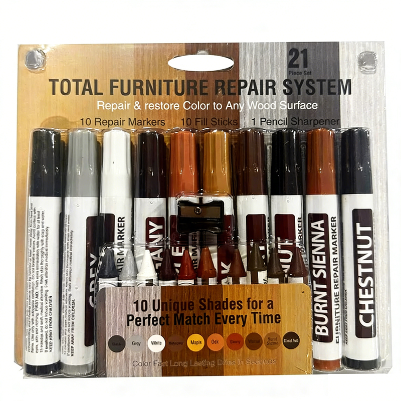 Zestaw markerów do naprawy meb – Woodworking Oil Finish recenzja i cena