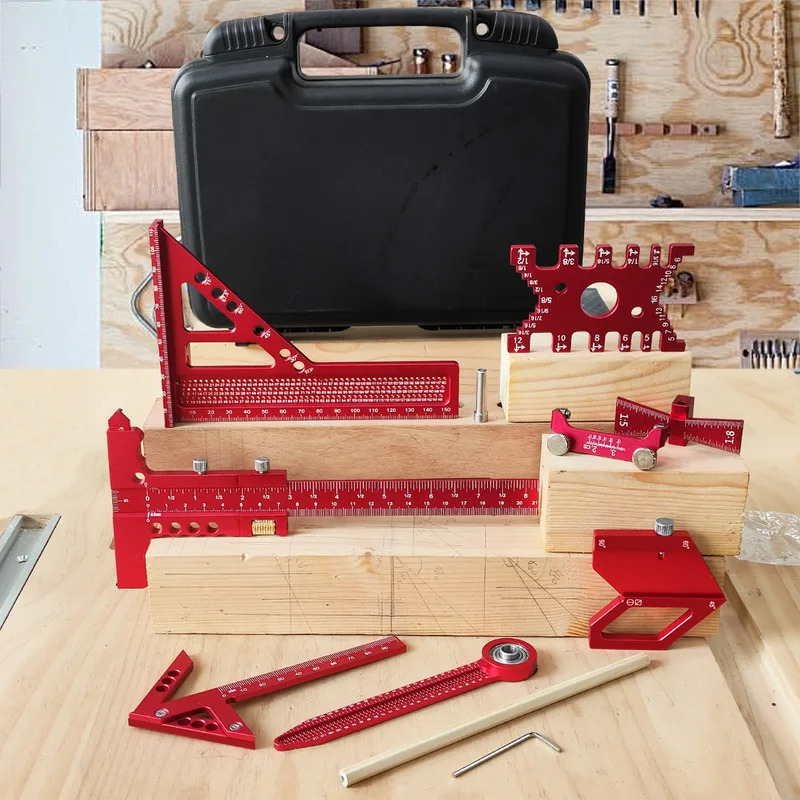 Zestaw stolarski z aluminiowym – Woodworking Carpenter recenzja i cena