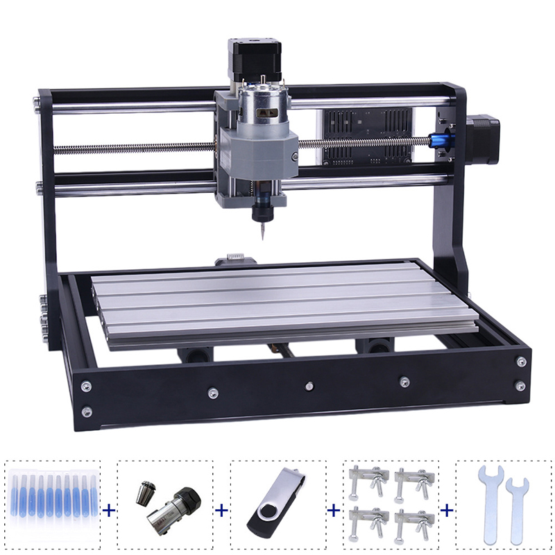 Frezarka CNC 3018Pro do obróbk – Wood Woodworking recenzja i cena