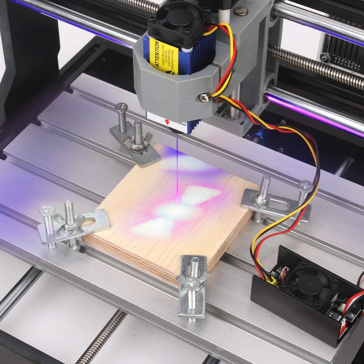 Frezarka CNC 3018Pro do obróbk – Wood Woodworking recenzja i cena