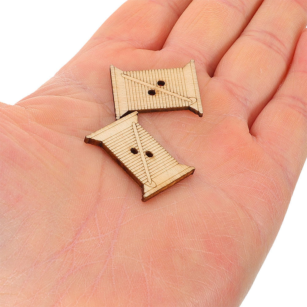 100 szt. Drewniane szpulki na  – Woodworking Hobbies recenzja i cena