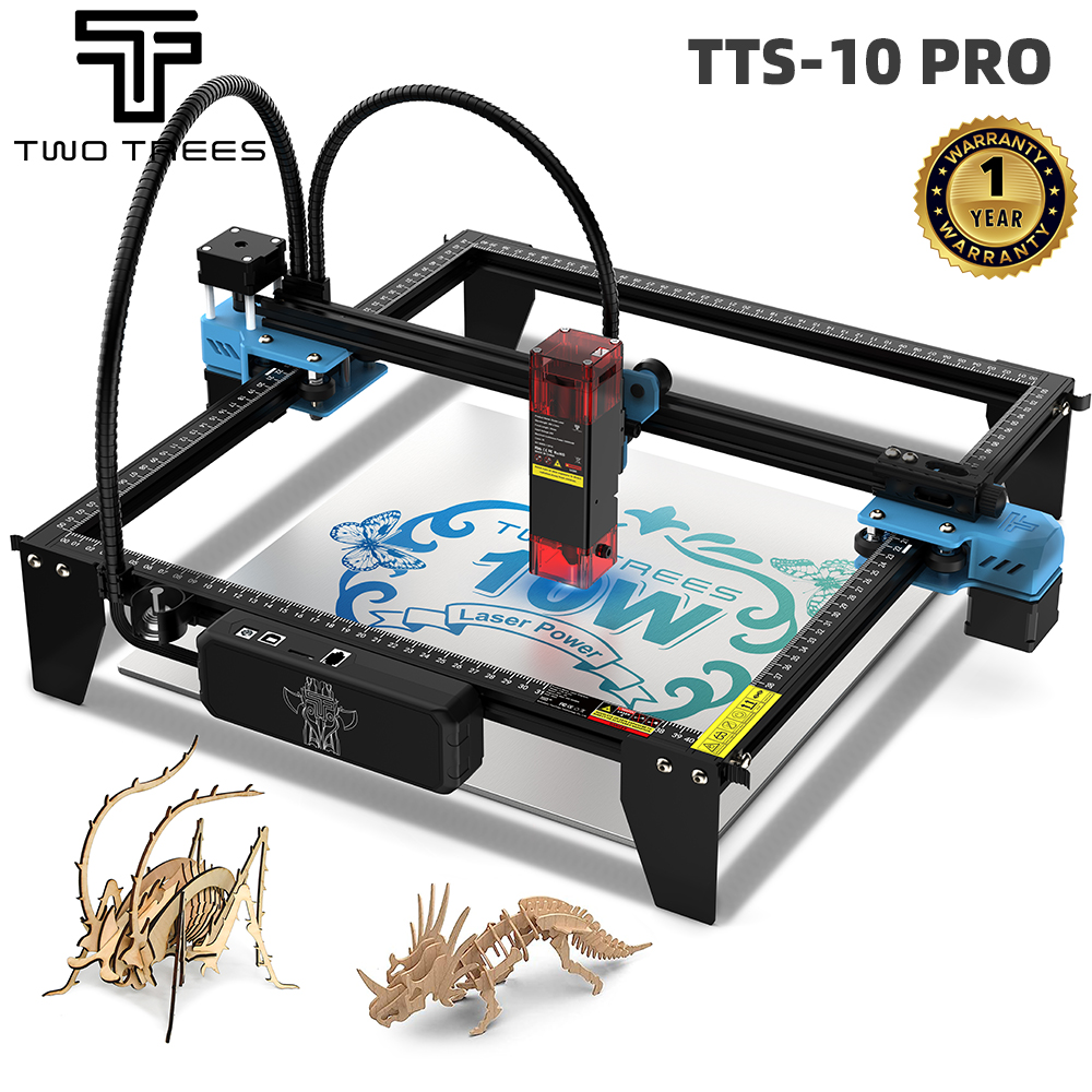 TWOTREES TTS-10 Pro grawer las – Woodworking Logo recenzja i cena