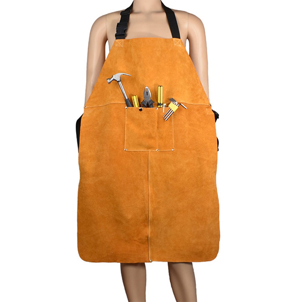 Pomarańczowy gruby fartuch spa – Woodworking Apron recenzja i cena