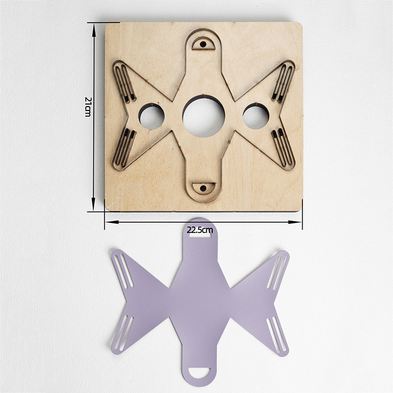 Skórzana matryca do wycinania  – Woodworking Templates recenzja i cena
