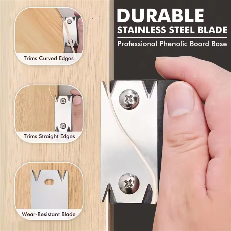 1szt Metalowy trymer do okleja – Woodworking Edge Trimmer recenzja i cena