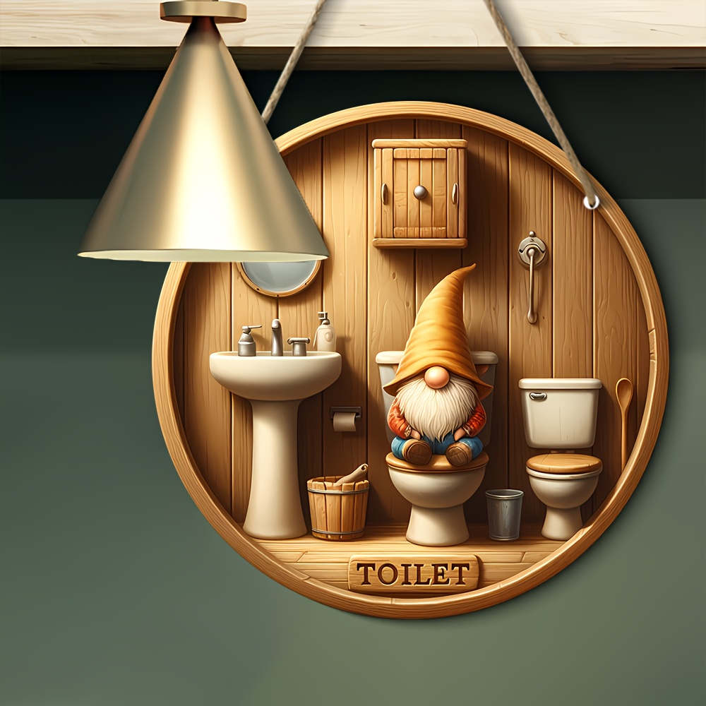 Logo toalety Country Gnom, dre – Woodworking Logo recenzja i cena