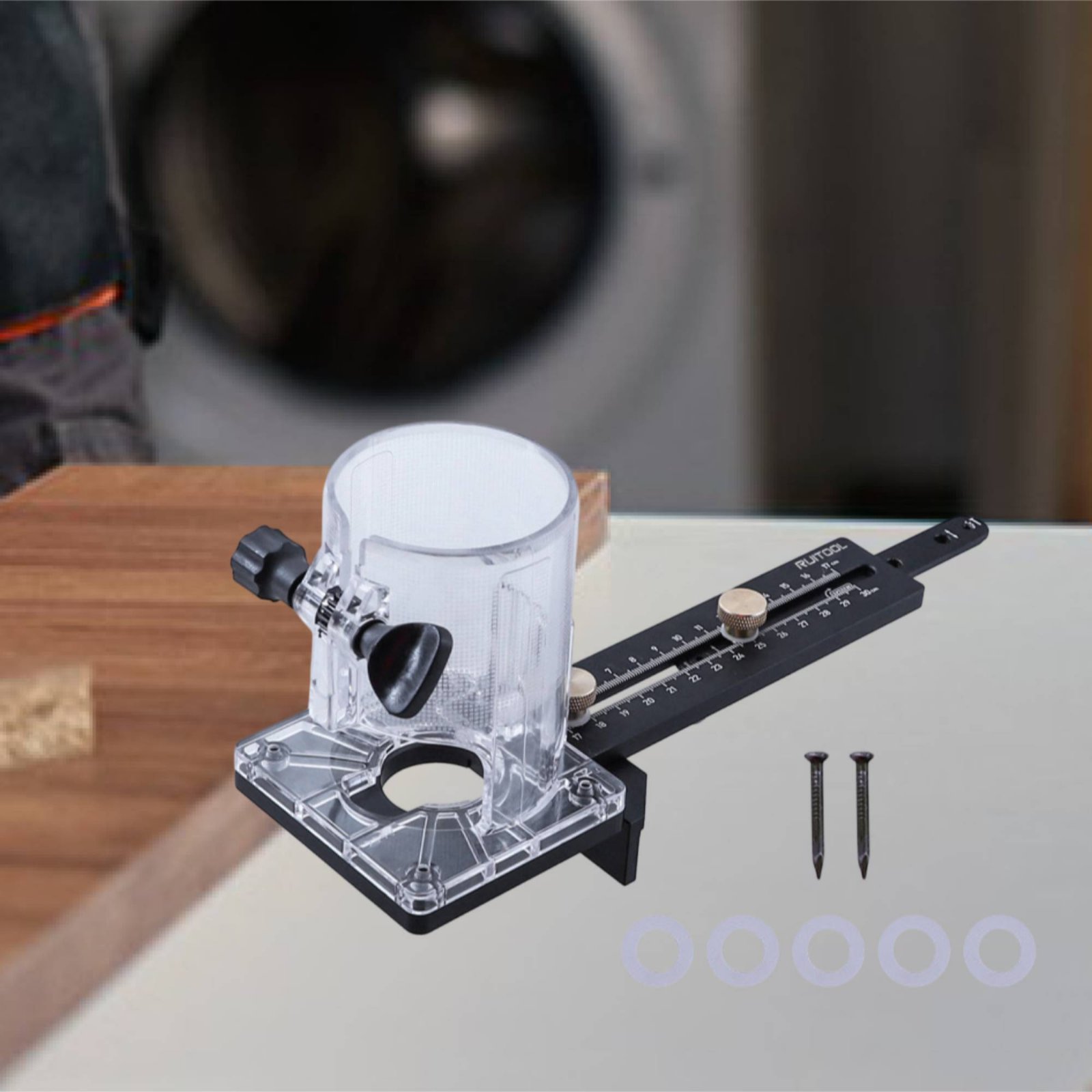 Szablon do frezowania okręgów, – Woodworking Carpenter recenzja i cena