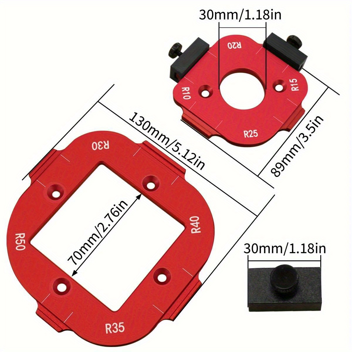 2 szt. Szablon do frezowania k – Woodworking Templates recenzja i cena
